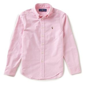 Ralph Lauren men’s pink long sleeve button down